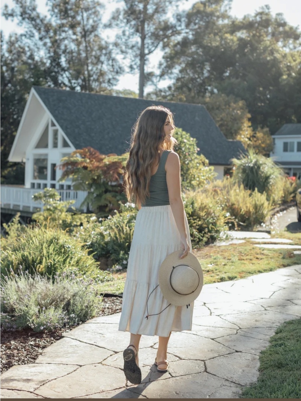 Neuflora Women's Charleston Skirt - Cream - Picture 8 of 8